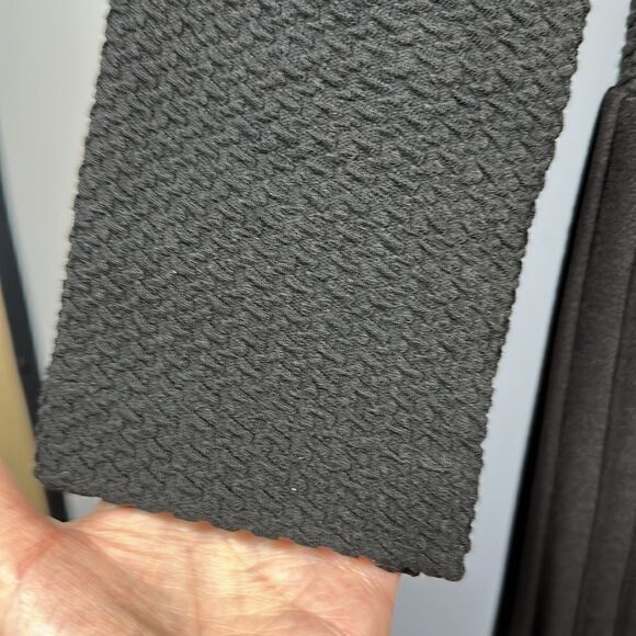 GANNI ANTHROPOLOGIE Women's Fulton Pleated Dress Black Size Small - Picture 7 of 14